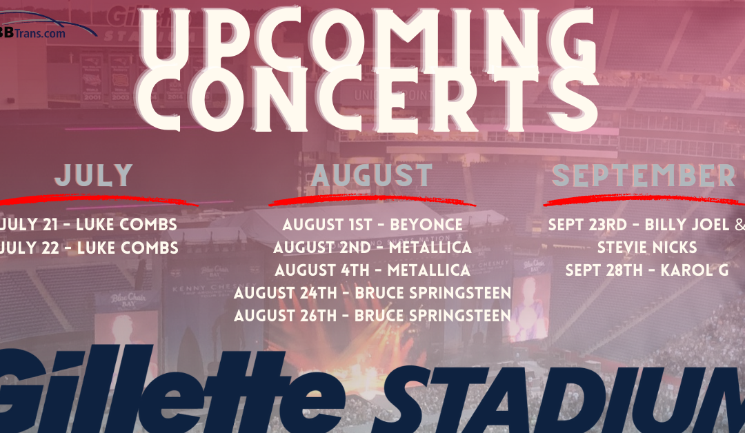 2023 Gillette Stadium Summer Concerts